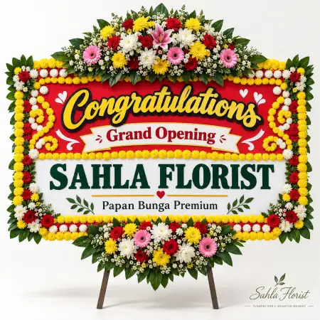 Papan Bunga Ucapan Selamat Wonosobo